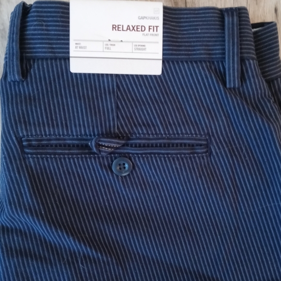 Gap Striped Khaki Pants